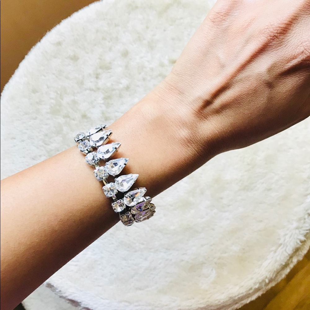 Krystal Swarovski Crystal Hanging Spikes Bracelet